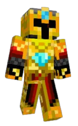 white and black Minecraft skin — Classic model