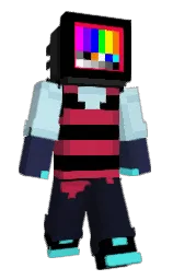 Potalute's Minecraft skin wearing the Aurora cape