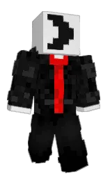 gallery and black Minecraft skin — Classic model