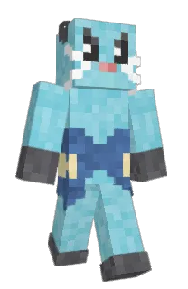 Front of Travio's skin