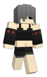 sandy beach and mine shaft Minecraft skin — Slim model — first worn by Vein_vein