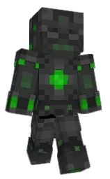 MPCT's Minecraft skin wearing the Aurora cape