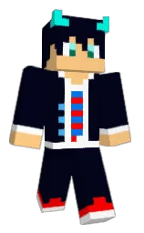 black pearl and chardonnay Minecraft skin — Classic model