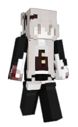 swiss coffee and heavy metal Minecraft skin — Slim model — first worn by Gemma
