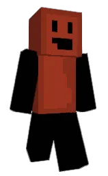 black and old brick Minecraft skin — Classic model — first worn by Goluckyrose