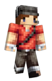 Front of yazinga's skin