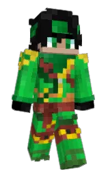 cod gray and malachite Minecraft skin — Slim model