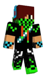 MyMusicGOD's Minecraft skin wearing the Migrator cape