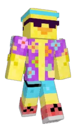 black and paris daisy Minecraft skin — Classic model — first worn by Maagicduck