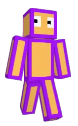 electric violet and koromiko Minecraft skin — Classic model