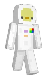 Polyriddim's Minecraft skin wearing the Migrator cape
