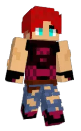 black and tacao Minecraft skin — Classic model — first worn by goldiekin