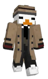 Moonwalkerpvp's Minecraft skin wearing the Migrator cape