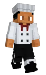 Mavcue's Minecraft skin wearing the Migrator cape