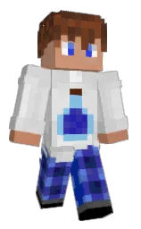 burnt umber and antique brass Minecraft skin — Classic model — first worn by Wassermelone051