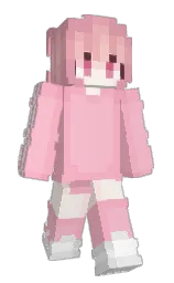 lavender pink and cupid Minecraft skin — Slim model — first worn by Euneongyi