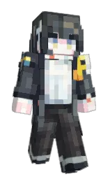 SF7m's Minecraft skin wearing the Migrator cape