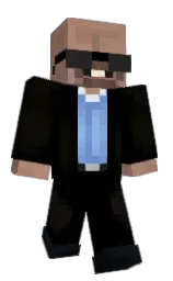 black and karaka Minecraft skin — Classic model — first worn by Salami514
