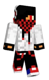 black and gallery Minecraft skin — Classic model — first worn by Pabe3