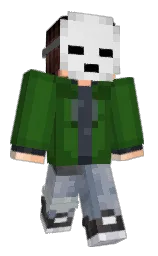 Gst3's Minecraft skin wearing the Follower's cape