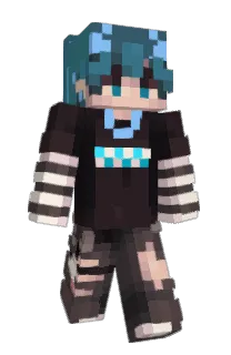 Front of BUBBLZEE's skin
