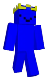 blue and rio grande Minecraft skin — Classic model — first worn by Mxuffin