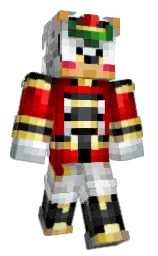 silver chalice and old gold Minecraft skin — Classic model