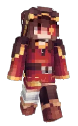 t0mga's Minecraft skin wearing the Purple Heart cape