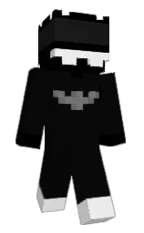 woodsmoke and black Minecraft skin — Slim model
