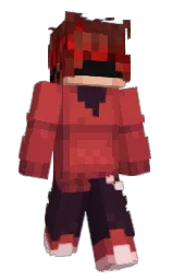stiletto and medium carmine Minecraft skin — Slim model — first worn by sekiamyt