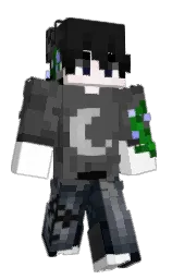 emperor and white Minecraft skin — Classic model