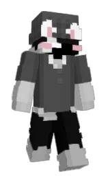 tundora and cod gray Minecraft skin — Slim model — first worn by Faded_monkey554