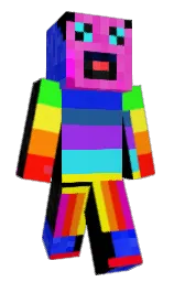 black and cod gray Minecraft skin — Classic model