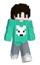 SnowflakeTM's Minecraft skin wearing the 15th Anniversary cape