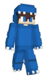 mariner and fun blue Minecraft skin — Slim model — first worn by Walker3333