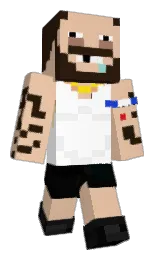 zinnwaldite and white Minecraft skin — Classic model — first worn by Atakan66066