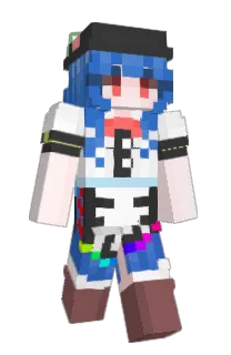 Front of ItsCrystalCraft's skin