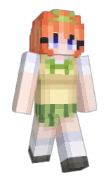 Val3y's Minecraft skin wearing the Vanilla cape