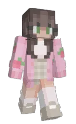 don juan and light orchid Minecraft skin — Slim model — first worn by strwbrrygem
