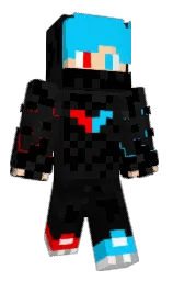 cod gray and cyan / aqua Minecraft skin — Classic model