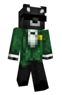 Front of Tickleron's skin