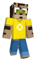 teak and lemon Minecraft skin — Classic model — first worn by GreenMittens