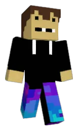 black and tacha Minecraft skin — Classic model