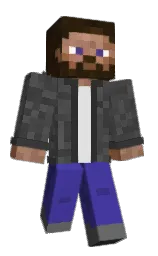 NinjaLX7's Minecraft skin wearing the 15th Anniversary cape