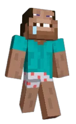 sepia skin and sandal Minecraft skin — Classic model — first worn by Droxz_zx