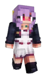 Mycelith's Minecraft skin wearing the Twisted cape