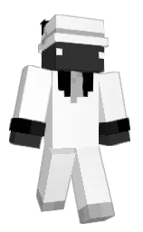 white and mine shaft Minecraft skin — Classic model