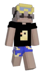 Instult's Minecraft skin wearing the Migrator cape