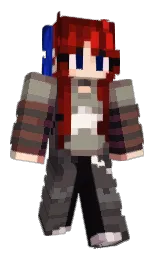 emperor and cod gray Minecraft skin — Classic model — first worn by LittleFreak04