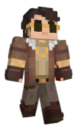 pine cone and shadow Minecraft skin — Classic model — first worn by BudistSquirt